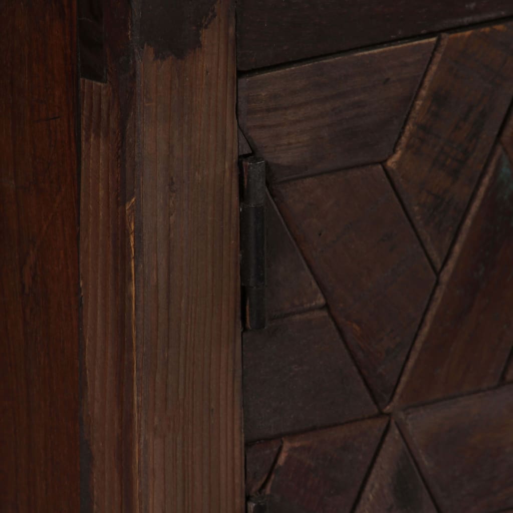 vidaXL Comodă TV, 140 x 30 x 45 cm, lemn masiv reciclat