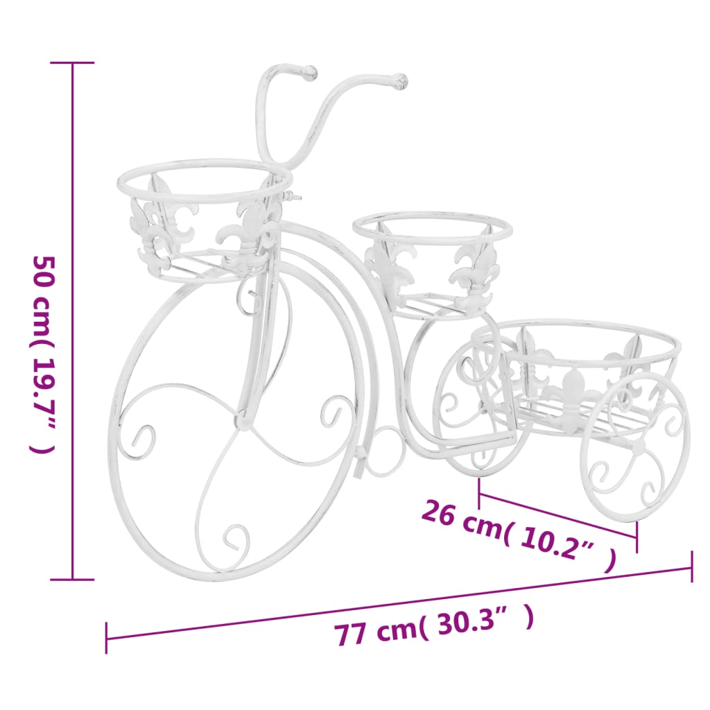vidaXL Suport plante în formă de bicicletă, metal, în stil vintage vidaXL Suport plante în formă de bicicletă, metal, în stil vintage