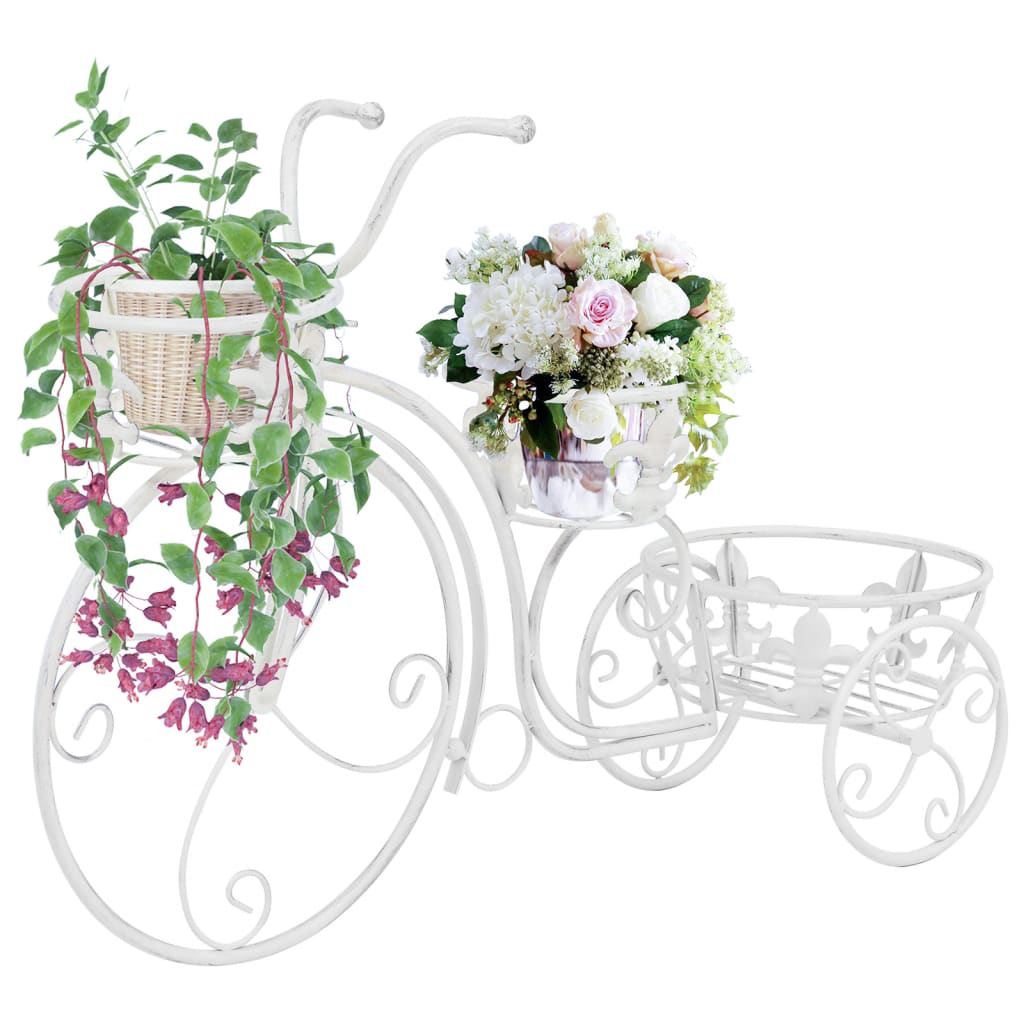 vidaXL Suport plante în formă de bicicletă, metal, în stil vintage vidaXL Suport plante în formă de bicicletă, metal, în stil vintage