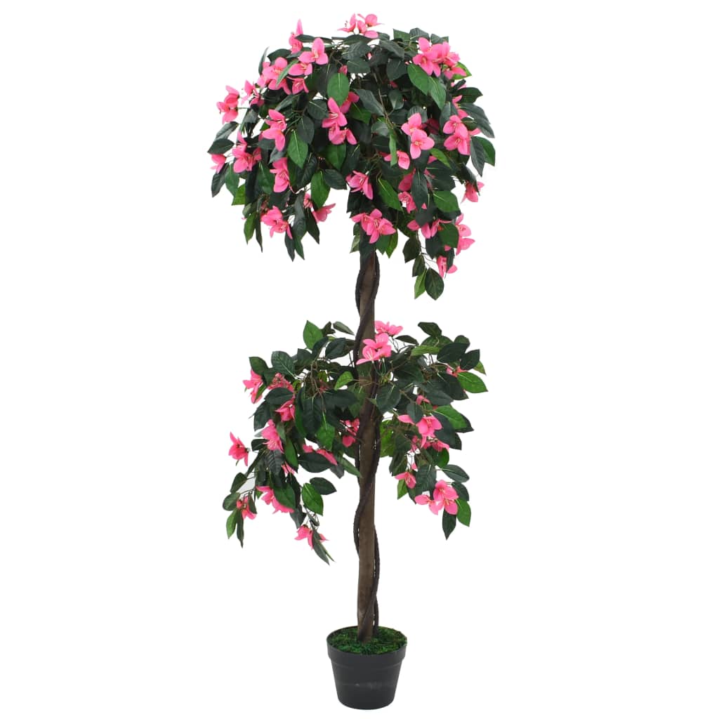 vidaXL Plantă artificială Rododendron cu ghiveci, 155 cm, verde și roz vidaXL Plantă artificială Rododendron cu ghiveci, 155 cm, verde și roz