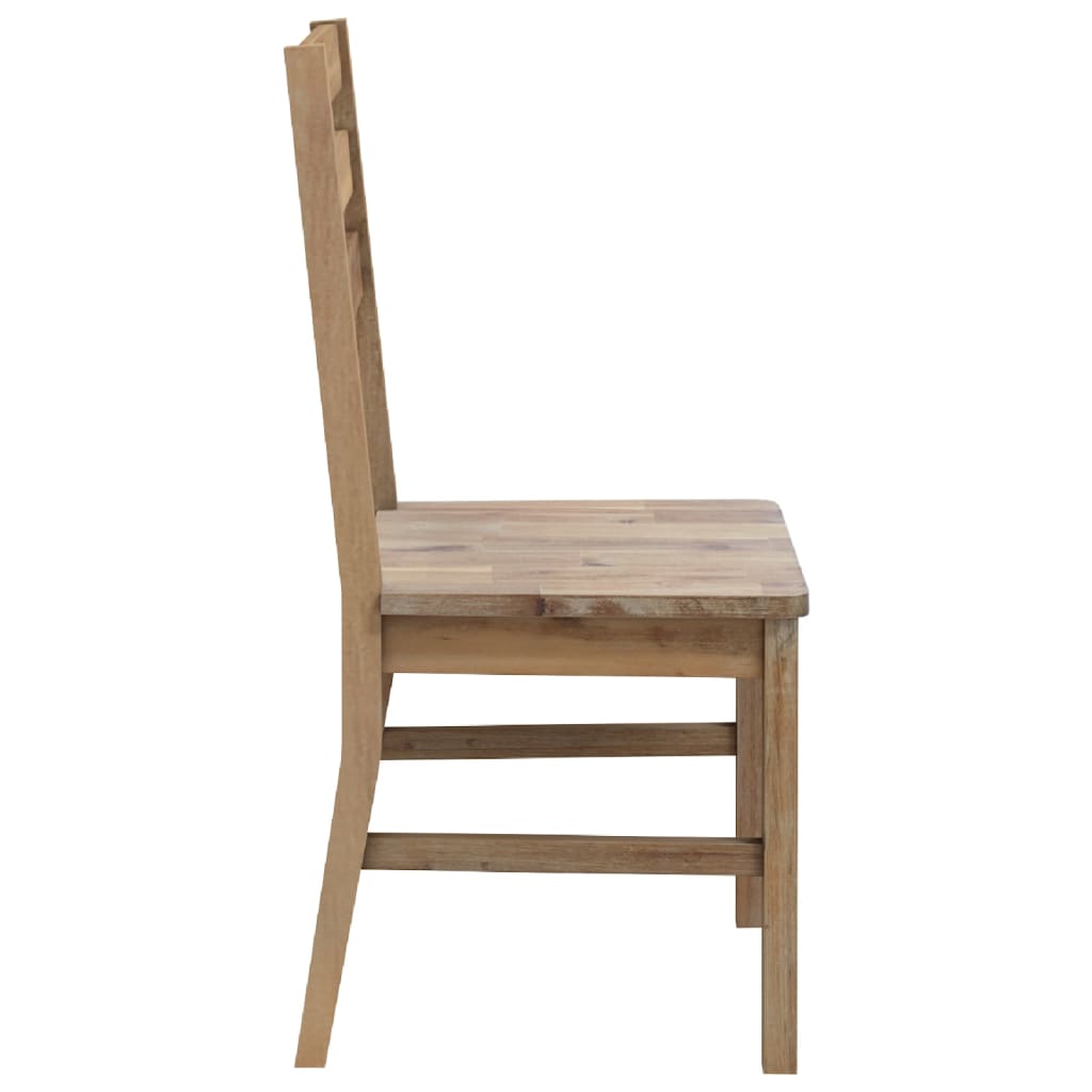 vidaXL Scaune de bucătărie, 4 buc., lemn masiv de acacia