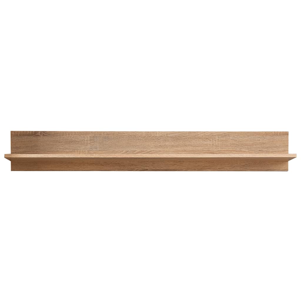 vidaXL Mobilă de perete cu spațiu TV, iluminare LED, stejar sonoma