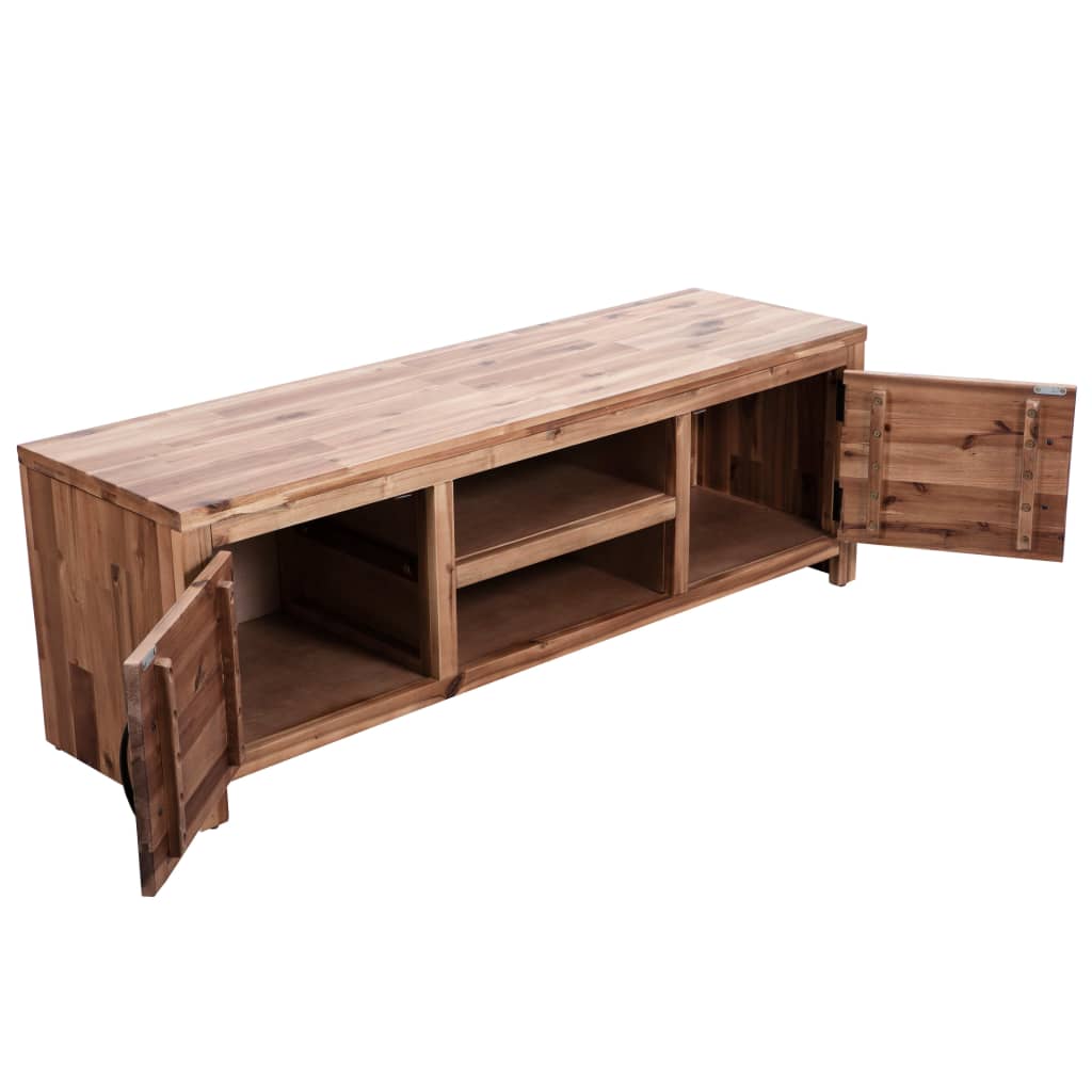 vidaXL Comodă TV, 120x35x40 cm, lemn masiv de acacia