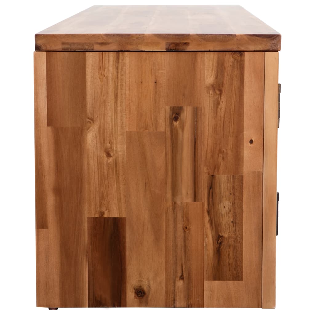 vidaXL Comodă TV, 120x35x40 cm, lemn masiv de acacia