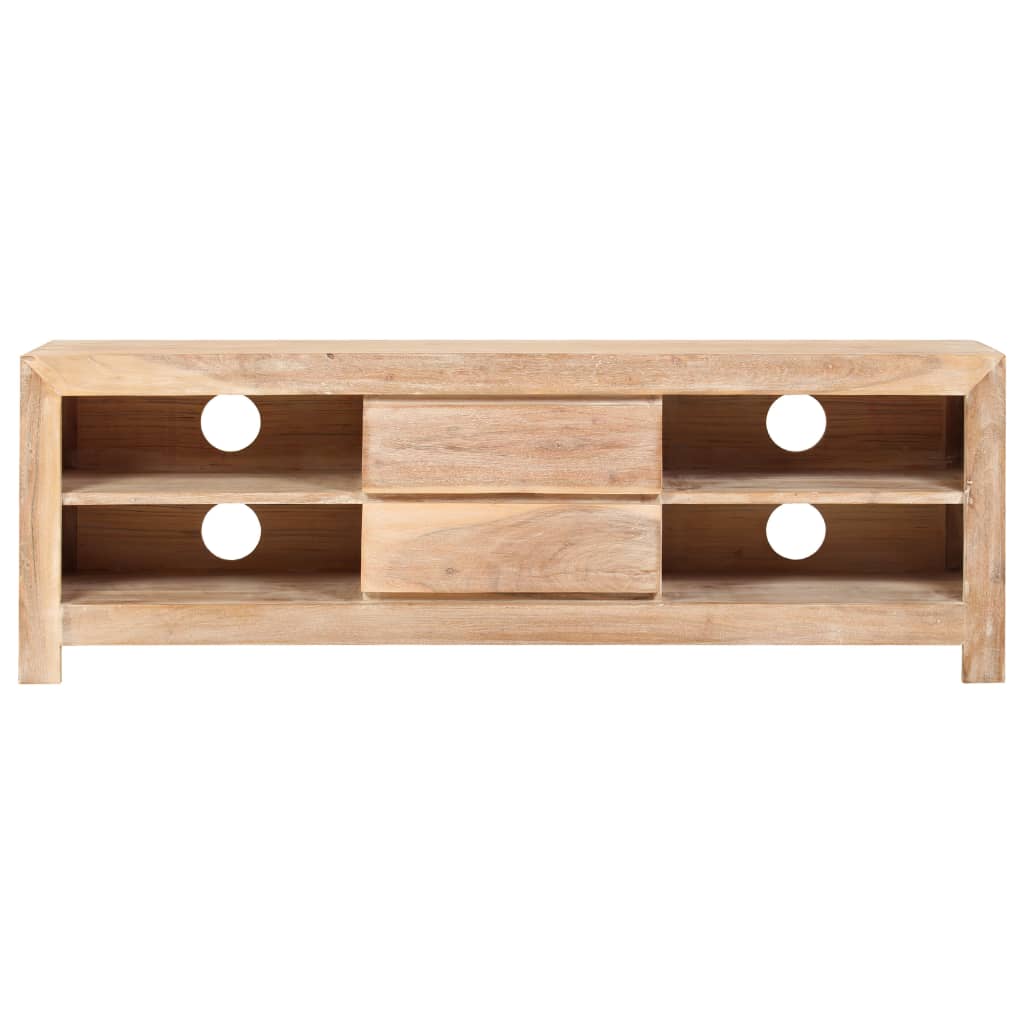vidaXL Comodă TV, lemn masiv de acacia, maro deschis, 120x30x40 cm vidaXL Comodă TV, lemn masiv de acacia, maro deschis, 120x30x40 cm