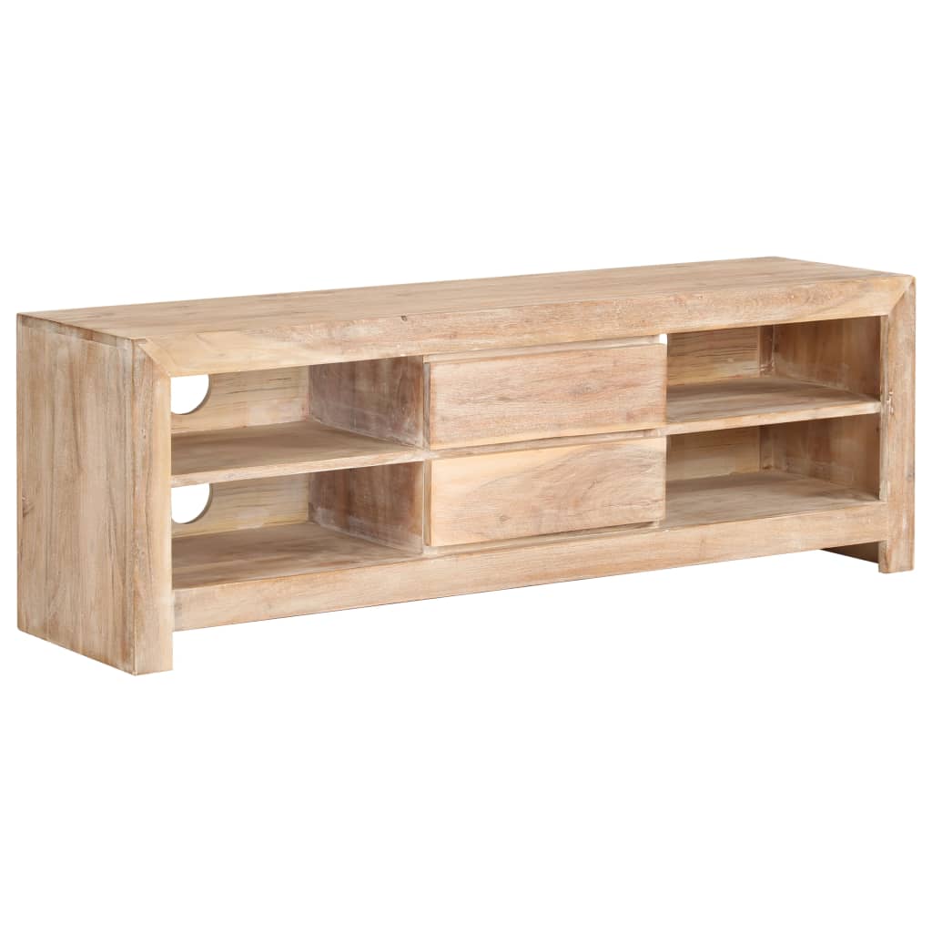 vidaXL Comodă TV, lemn masiv de acacia, maro deschis, 120x30x40 cm vidaXL Comodă TV, lemn masiv de acacia, maro deschis, 120x30x40 cm