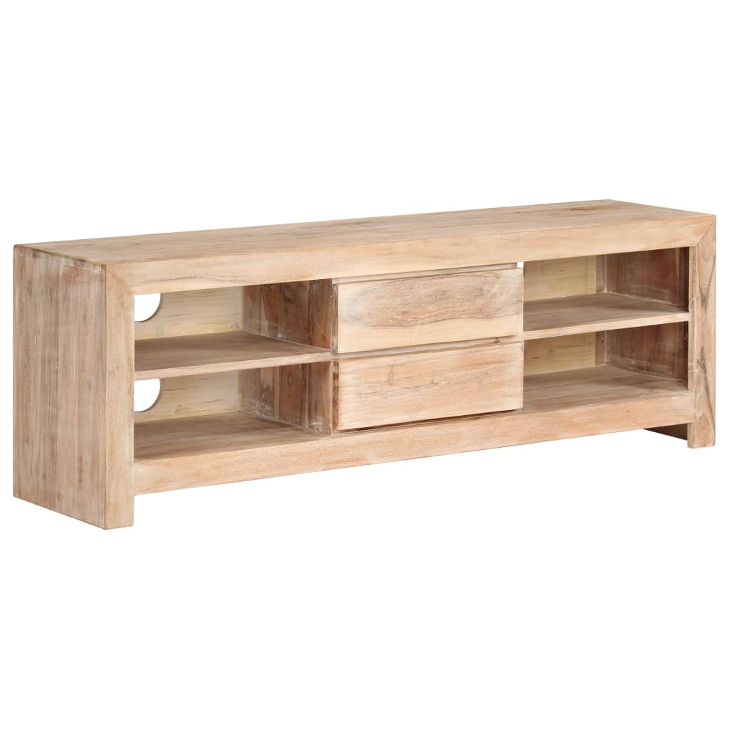 vidaXL Comodă TV, lemn masiv de acacia, maro deschis, 120x30x40 cm vidaXL Comodă TV, lemn masiv de acacia, maro deschis, 120x30x40 cm
