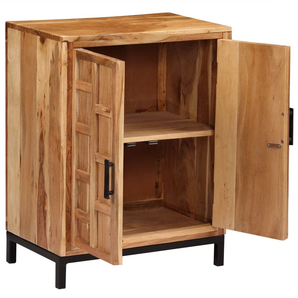 vidaXL Servantă, maro, 60x35x76 cm, lemn masiv de acacia