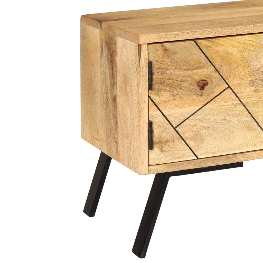 vidaXL Comodă TV, lemn masiv de mango, 140 x 30 x 40 cm vidaXL Comodă TV, lemn masiv de mango, 140 x 30 x 40 cm