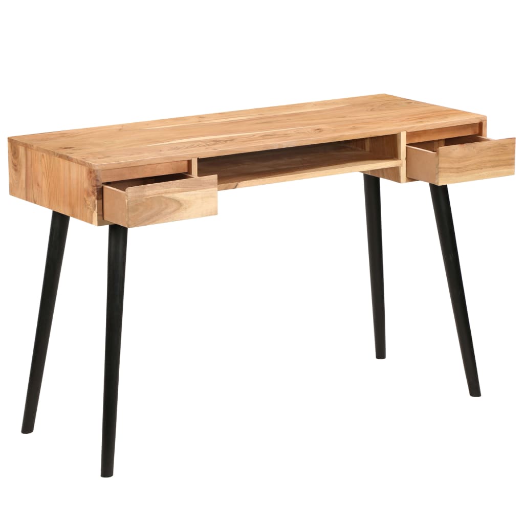 vidaXL Masă de scris, lemn masiv de salcâm, 118 x 45 x 76 cm vidaXL Masă de scris, lemn masiv de salcâm, 118 x 45 x 76 cm
