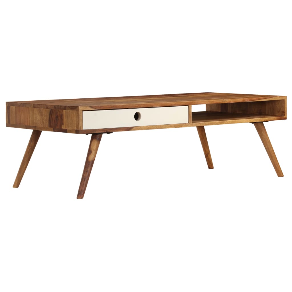 vidaXL Măsuță de cafea, 110 x 50 x 35 cm, lemn masiv de acacia vidaXL Măsuță de cafea, 110 x 50 x 35 cm, lemn masiv de acacia
