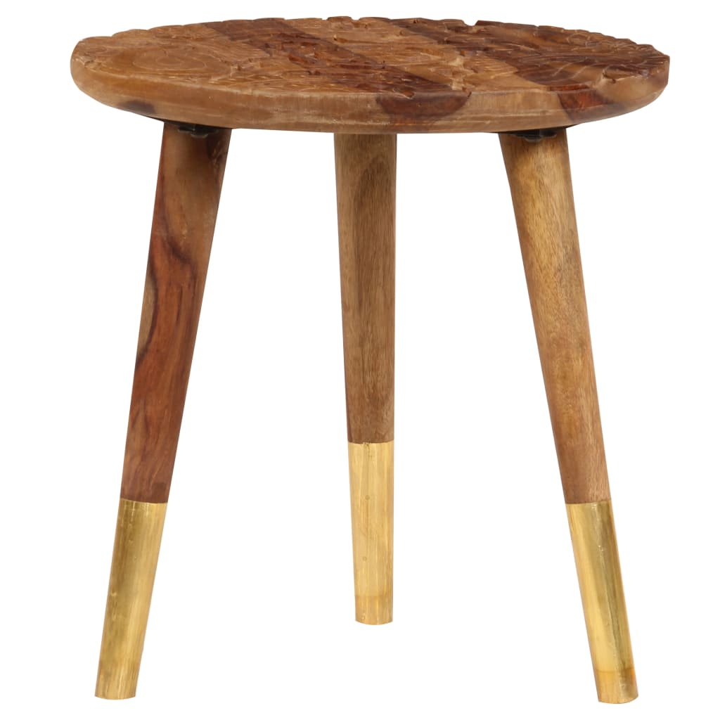 vidaXL Măsuțe de cafea, 2 buc., lemn masiv