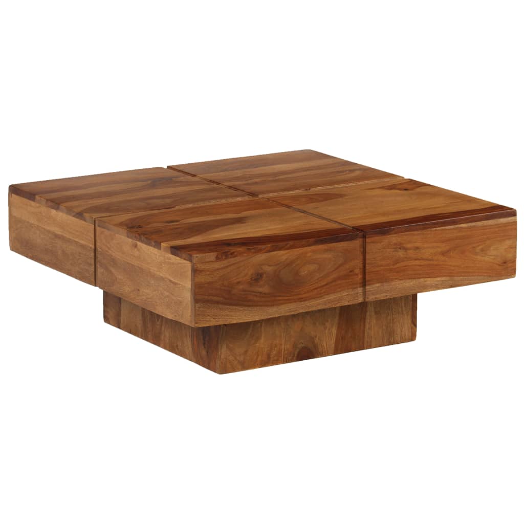 vidaXL Măsuță de cafea, 80x80x30 cm, lemn masiv de acacia vidaXL Măsuță de cafea, 80x80x30 cm, lemn masiv de acacia