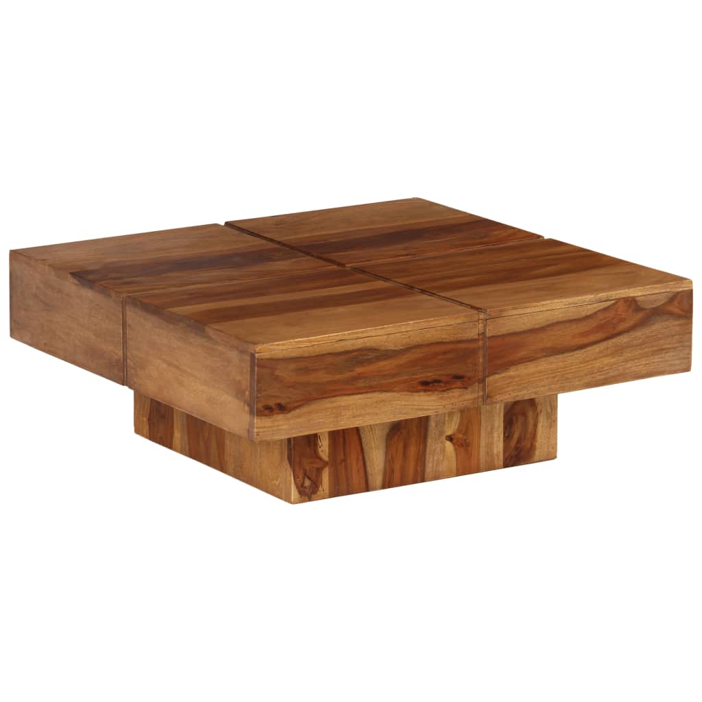 vidaXL Măsuță de cafea, 80x80x30 cm, lemn masiv de acacia vidaXL Măsuță de cafea, 80x80x30 cm, lemn masiv de acacia