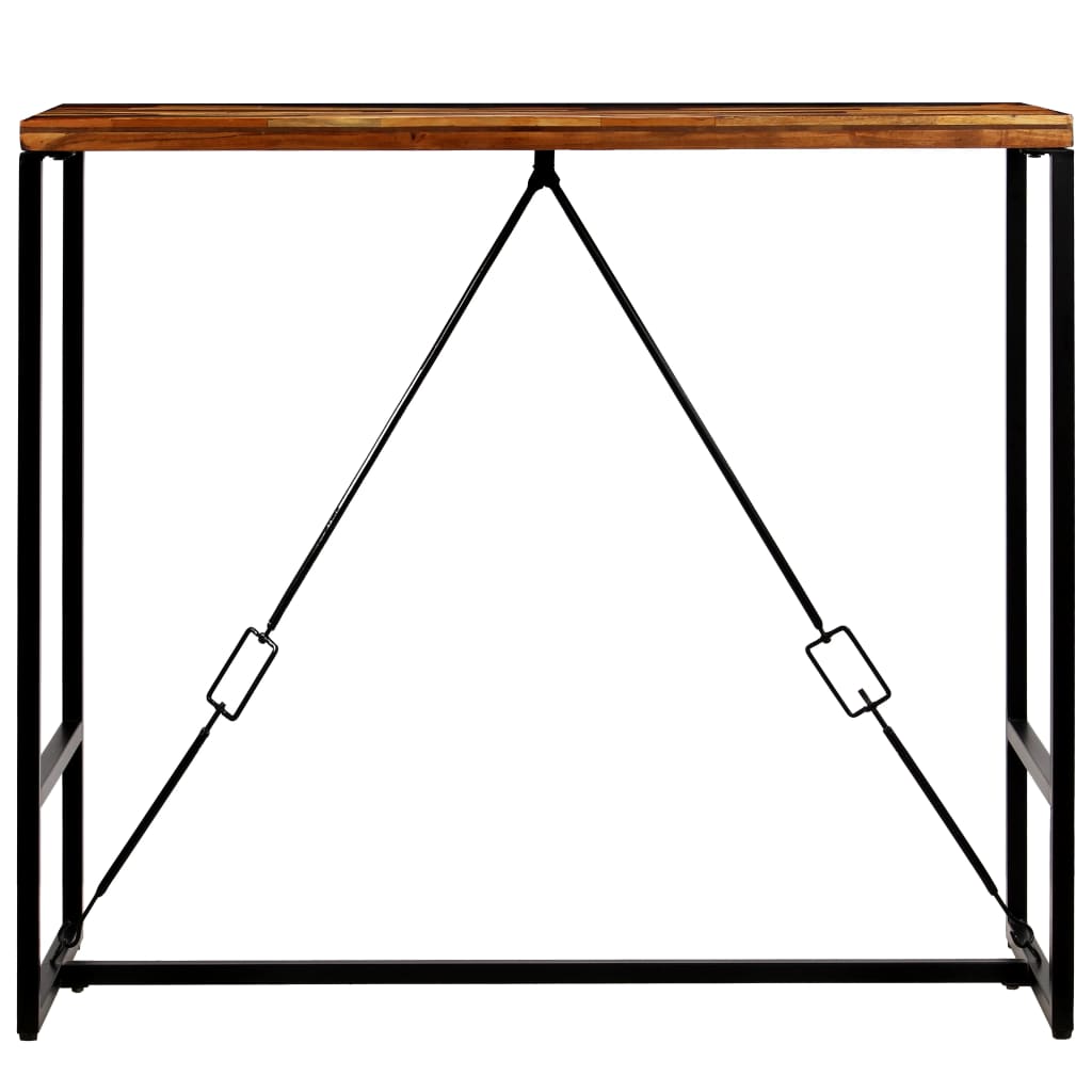 vidaXL Masă de bar, 120 x 60 x 106 cm, lemn masiv reciclat