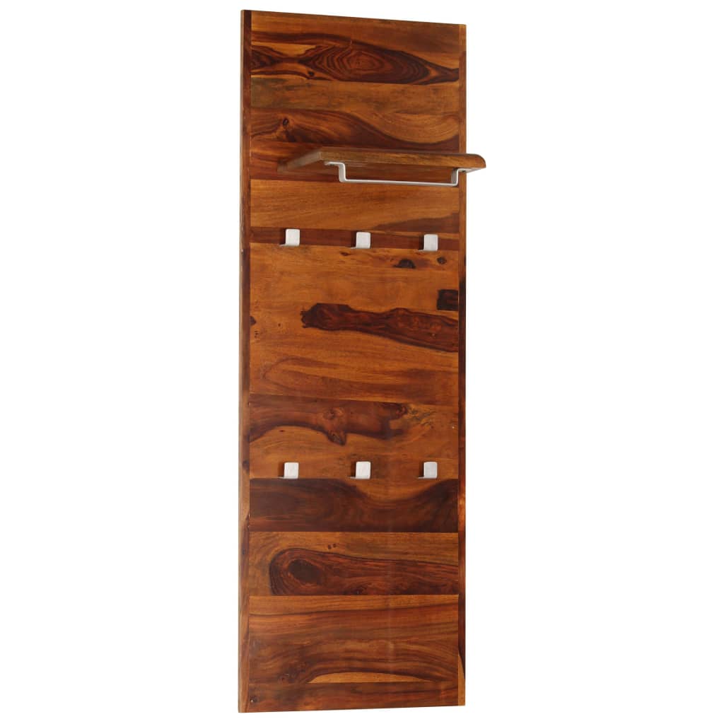 vidaXL Cuier haine, 118 x 40 cm, lemn masiv de palisandru vidaXL Cuier haine, 118 x 40 cm, lemn masiv de palisandru