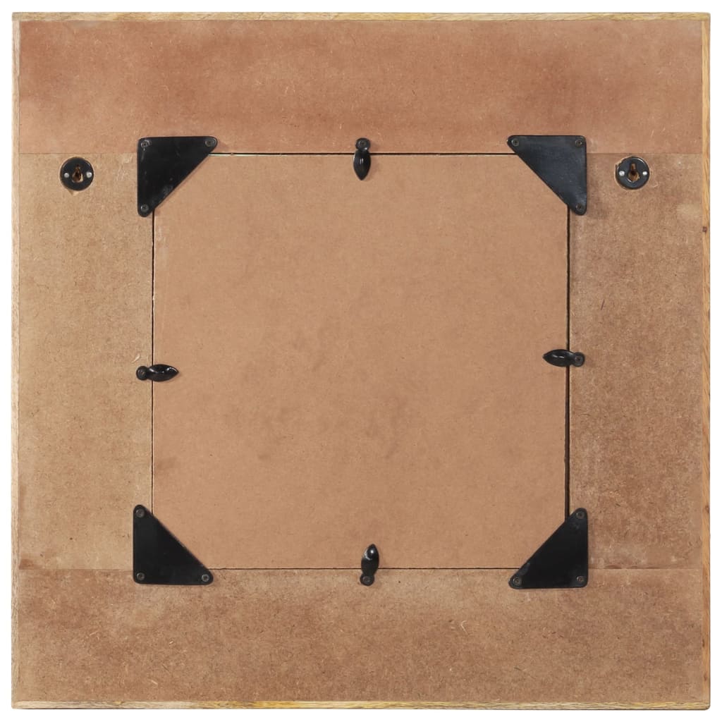 vidaXL Oglindă de perete, 60 x 60 cm, lemn masiv reciclat vidaXL Oglindă de perete, 60 x 60 cm, lemn masiv reciclat