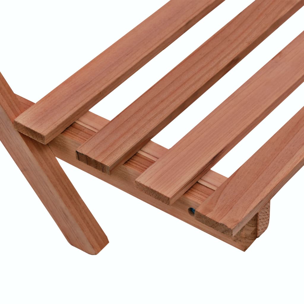 vidaXL Stativ de plante cu 3 rafturi, lemn de cedru, 48x45x40 cm vidaXL Stativ de plante cu 3 rafturi, lemn de cedru, 48x45x40 cm