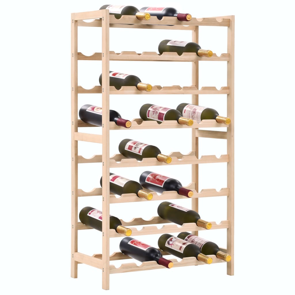 vidaXL Suport sticle de vin, lemn de cedru, 57,5 x 28 x 102 cm vidaXL Suport sticle de vin, lemn de cedru, 57,5 x 28 x 102 cm