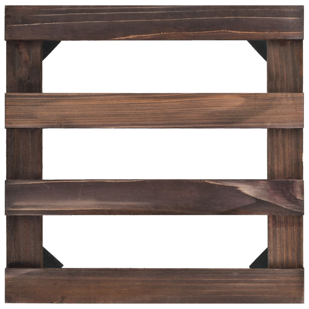 vidaXL Suport cu role pentru plante, 4 buc., 25x25 cm, lemn de cedru vidaXL Suport cu role pentru plante, 4 buc., 25x25 cm, lemn de cedru