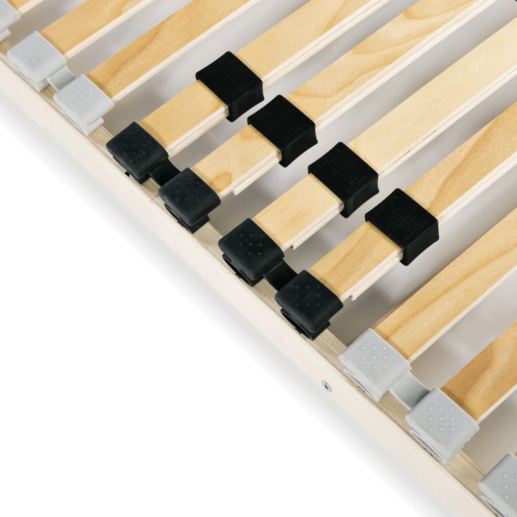 vidaXL Bază de pat cu șipci, 28 șipci, 7 zone, 120 x 200 cm vidaXL Bază de pat cu șipci, 28 șipci, 7 zone, 120 x 200 cm