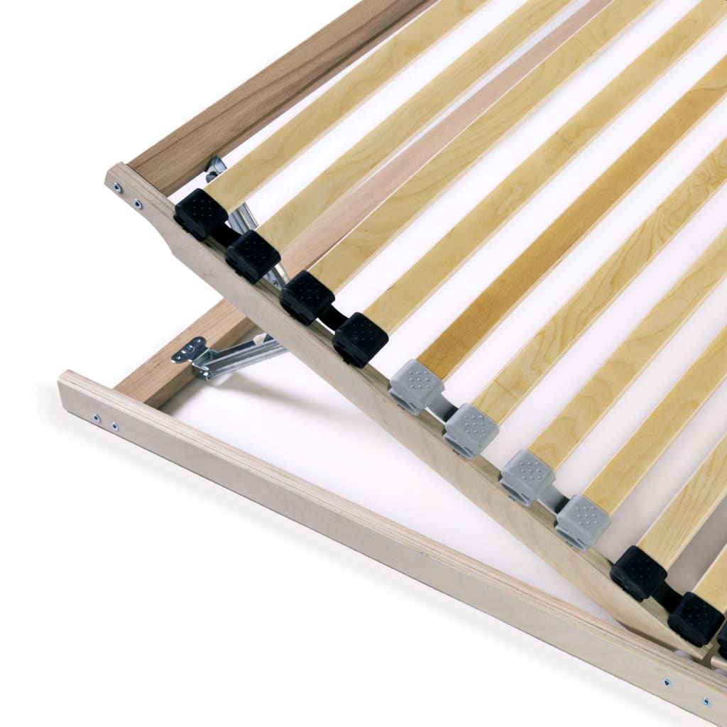 vidaXL Bază de pat cu șipci, 28 șipci, 7 zone, 70 x 200 cm vidaXL Bază de pat cu șipci, 28 șipci, 7 zone, 70 x 200 cm