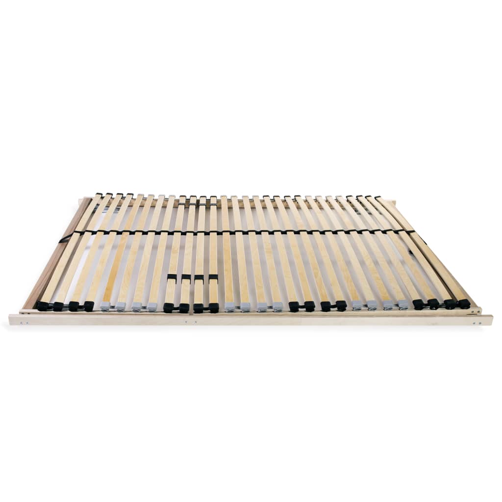 vidaXL Bază de pat cu șipci, 28 șipci, 7 zone, 100 x 200 cm vidaXL Bază de pat cu șipci, 28 șipci, 7 zone, 100 x 200 cm