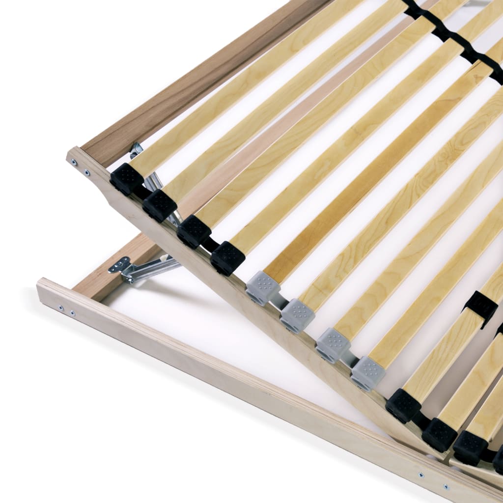 vidaXL Bază de pat cu șipci, 28 șipci, 7 zone, 100 x 200 cm vidaXL Bază de pat cu șipci, 28 șipci, 7 zone, 100 x 200 cm