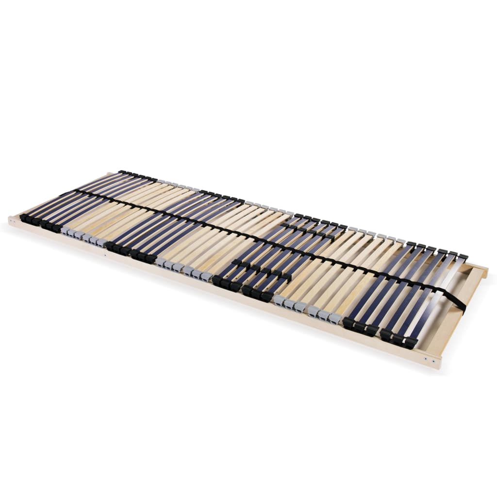 vidaXL Bază de pat cu șipci, 42 șipci, 7 zone, 80 x 200 cm vidaXL Bază de pat cu șipci, 42 șipci, 7 zone, 80 x 200 cm