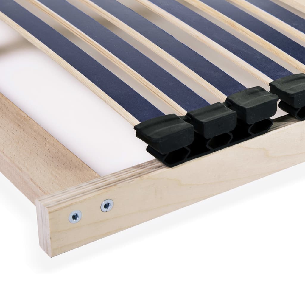 vidaXL Bază de pat cu șipci, 42 șipci, 7 zone, 120 x 200 cm vidaXL Bază de pat cu șipci, 42 șipci, 7 zone, 120 x 200 cm