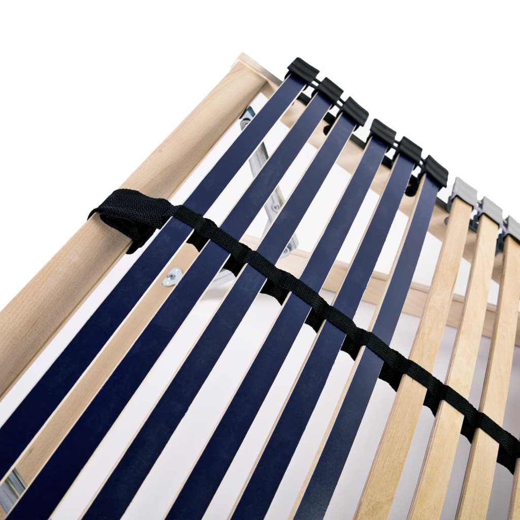 vidaXL Bază de pat cu șipci, 42 șipci, 7 zone, 70 x 200 cm vidaXL Bază de pat cu șipci, 42 șipci, 7 zone, 70 x 200 cm