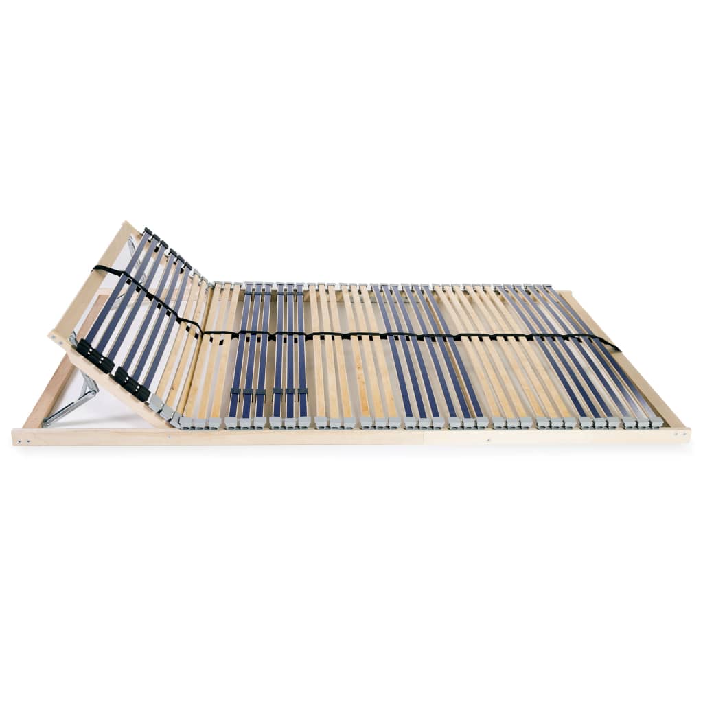 vidaXL Bază de pat cu șipci, 42 șipci, 7 zone, 120 x 200 cm vidaXL Bază de pat cu șipci, 42 șipci, 7 zone, 120 x 200 cm