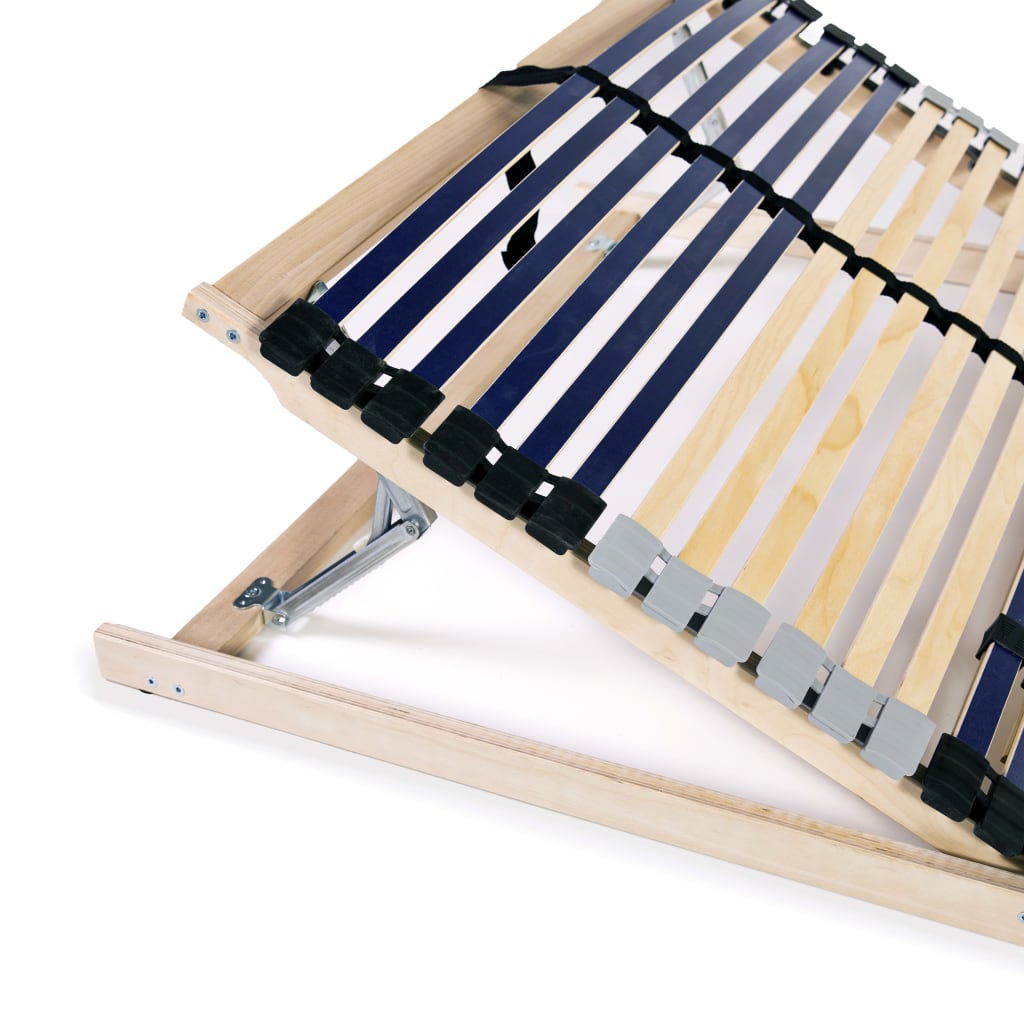 vidaXL Bază de pat cu șipci, 42 șipci, 7 zone, 140 x 200 cm vidaXL Bază de pat cu șipci, 42 șipci, 7 zone, 140 x 200 cm
