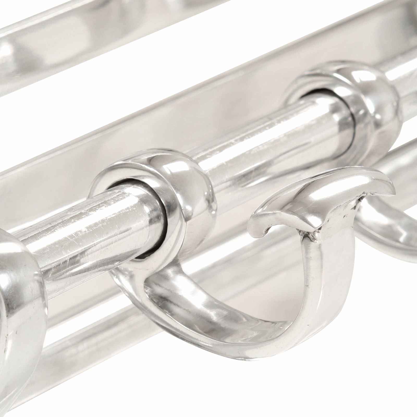 vidaXL Răcător de paltoane Pe perete Argintiu 77 x 30 x 18 cm Aluminiu