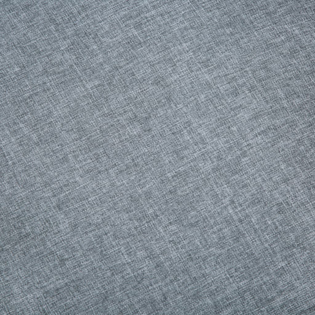 vidaXL Canapea cu 2 locuri, gri deschis, material textil vidaXL Canapea cu 2 locuri, gri deschis, material textil