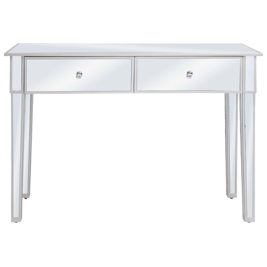 vidaXL Masă consolă tip oglindă, MDF și sticlă, 106,5 x 38 x 76,5 cm vidaXL Masă consolă tip oglindă, MDF și sticlă, 106,5 x 38 x 76,5 cm