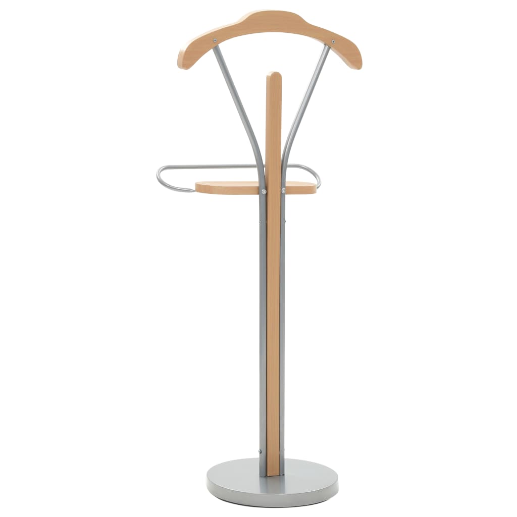 vidaXL Cuier pentru costum, 45 x 35 x 107 cm, natural vidaXL Cuier pentru costum, 45 x 35 x 107 cm, natural