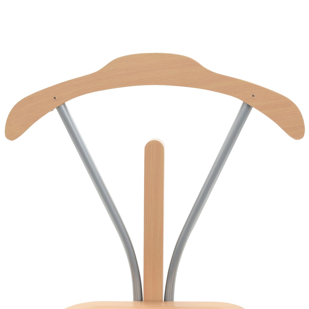 vidaXL Cuier pentru costum, 45 x 35 x 107 cm, natural vidaXL Cuier pentru costum, 45 x 35 x 107 cm, natural