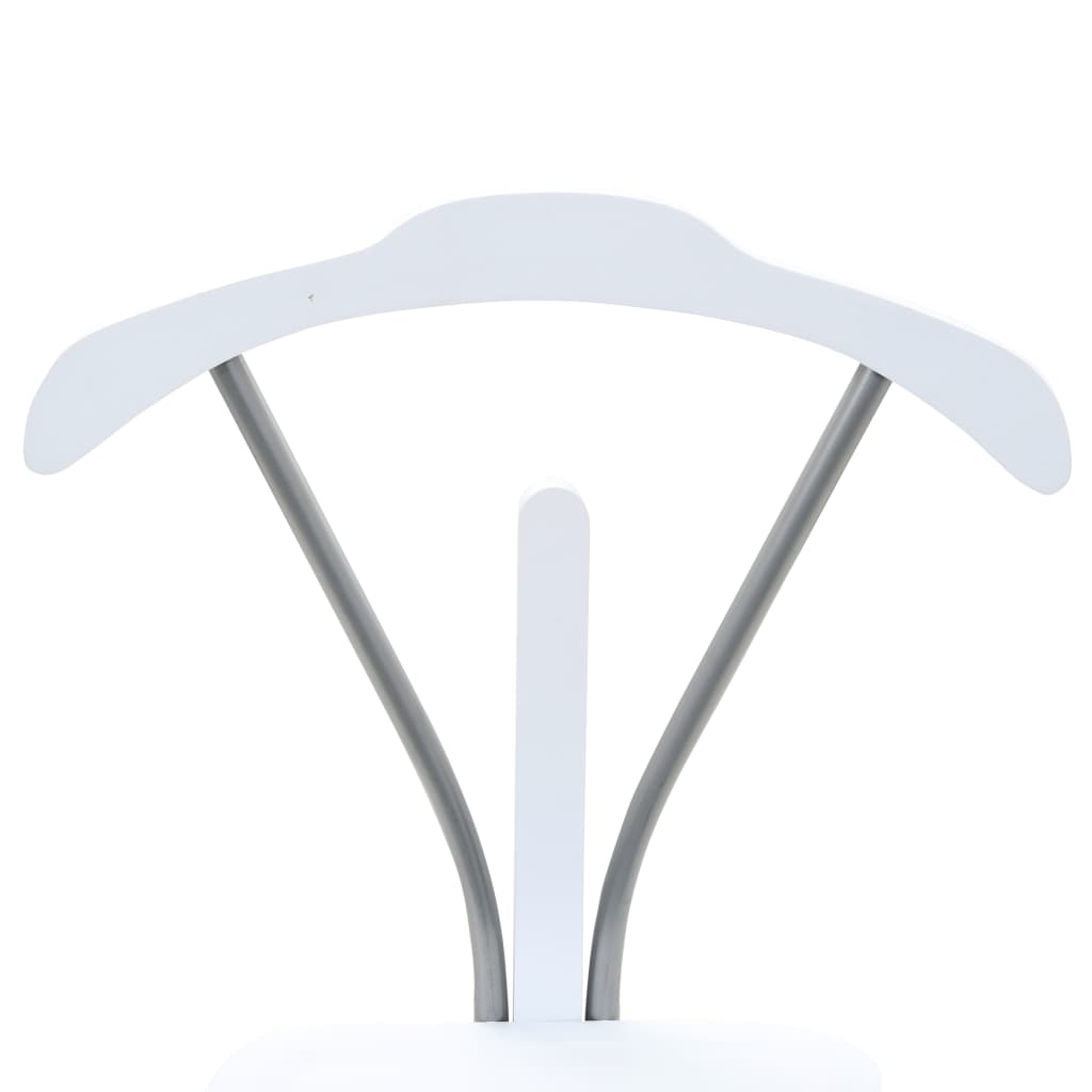 vidaXL Cuier pentru costum, 45 x 35 x 107 cm, alb vidaXL Cuier pentru costum, 45 x 35 x 107 cm, alb