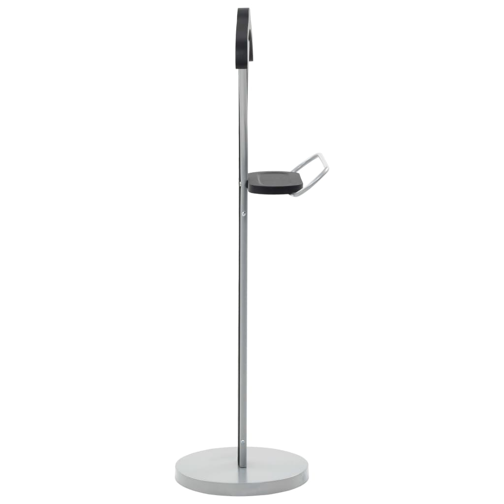 vidaXL Cuier pentru costum, negru și gri, 45 x 35 x 107 cm vidaXL Cuier pentru costum, negru și gri, 45 x 35 x 107 cm