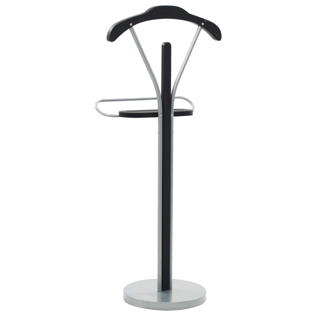 vidaXL Cuier pentru costum, negru și gri, 45 x 35 x 107 cm vidaXL Cuier pentru costum, negru și gri, 45 x 35 x 107 cm