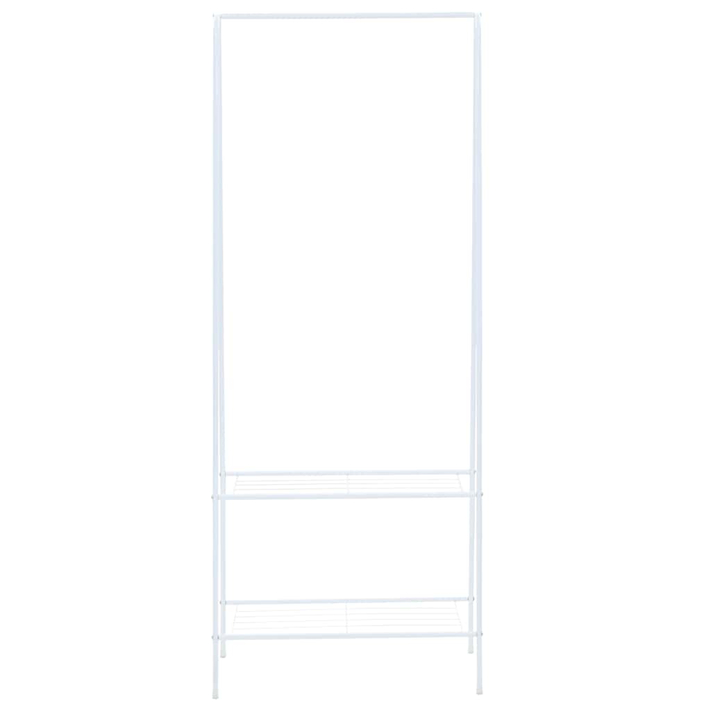 vidaXL Cuier de haine, 59 x 35 x 150 cm, alb vidaXL Cuier de haine, 59 x 35 x 150 cm, alb