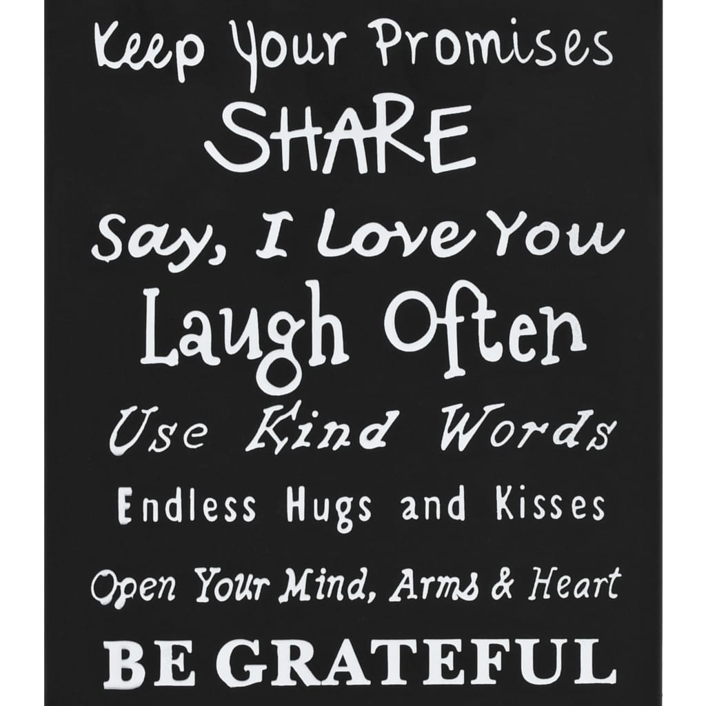 vidaXL Suport de umbrele, cu text, oțel, negru