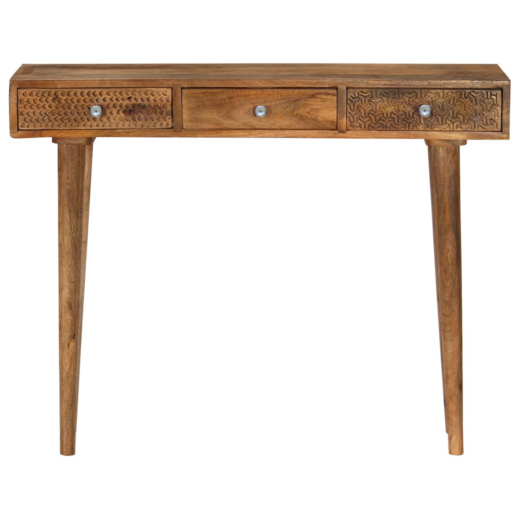 vidaXL Masă consolă, 102 x 30 x 79 cm, lemn masiv de mango vidaXL Masă consolă, 102 x 30 x 79 cm, lemn masiv de mango