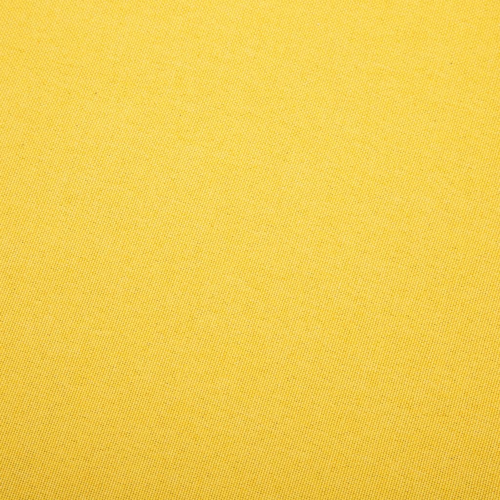 vidaXL Fotoliu, galben, material textil vidaXL Fotoliu, galben, material textil