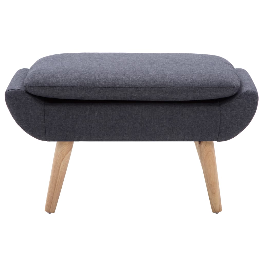 vidaXL Taburet, tapițerie din material textil, 73x43x42 cm, gri închis vidaXL Taburet, tapițerie din material textil, 73x43x42 cm, gri închis