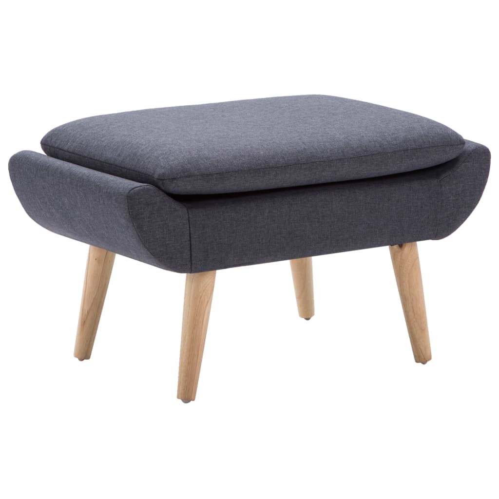 vidaXL Taburet, tapițerie din material textil, 73x43x42 cm, gri închis vidaXL Taburet, tapițerie din material textil, 73x43x42 cm, gri închis