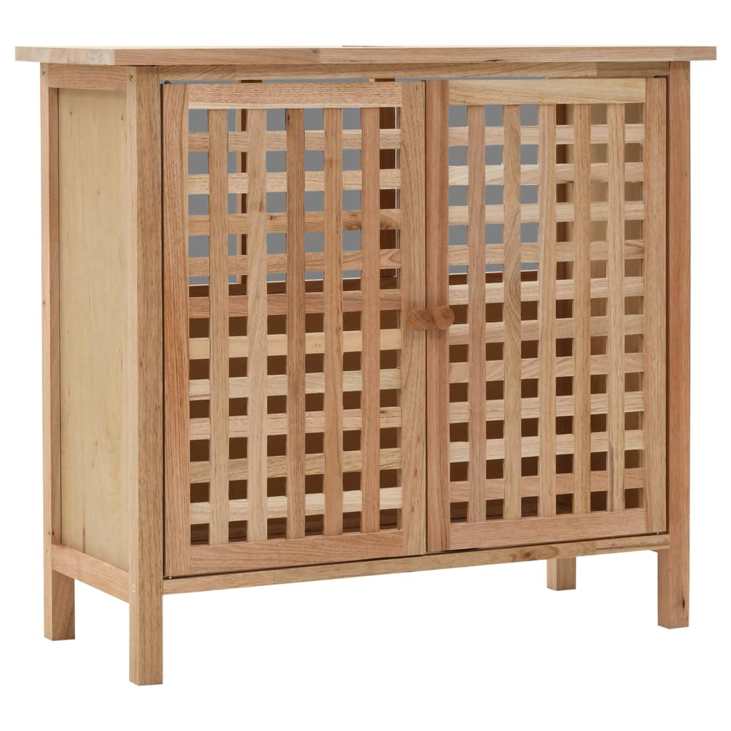 vidaXL Dulap de chiuvetă, lemn masiv de nuc, 66 x 29 x 61 cm vidaXL Dulap de chiuvetă, lemn masiv de nuc, 66 x 29 x 61 cm
