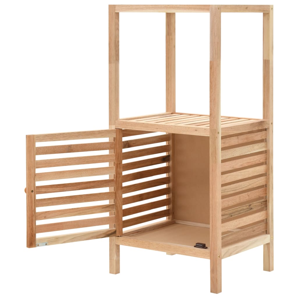 vidaXL Dulap depozitare baie, 39,5x35,5x86 cm, lemn de nuc masiv