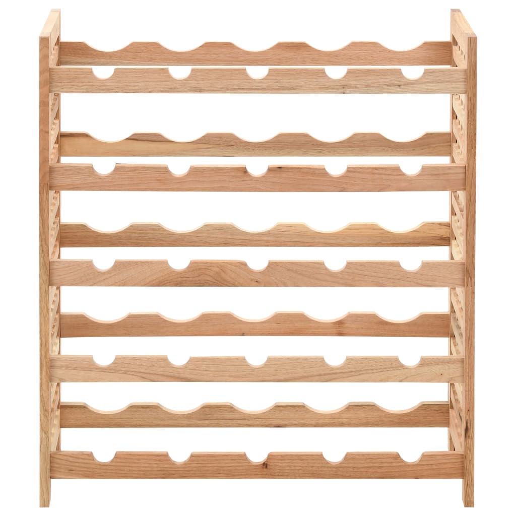 vidaXL Suport sticle vin pentru 25 sticle, 63x25x73 cm, lemn masiv nuc vidaXL Suport sticle vin pentru 25 sticle, 63x25x73 cm, lemn masiv nuc